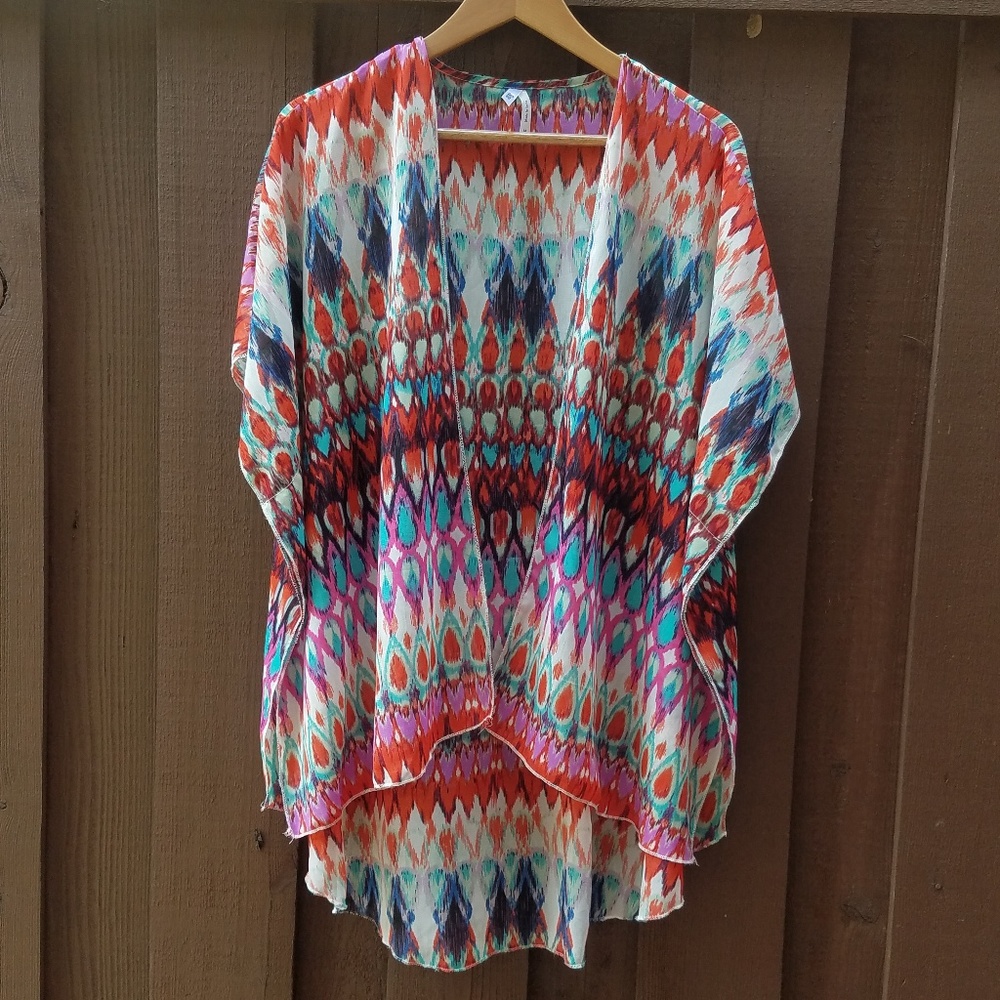 Bright and billowy kimono!